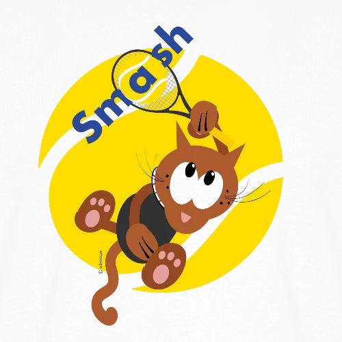 tennis smash-maenner-premium-bio-t-shirt